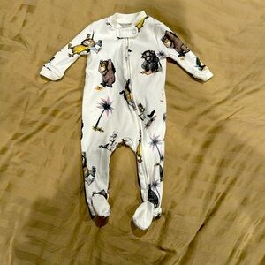 Where The Wild Things Are Pottery Barn One Piece Pajamas